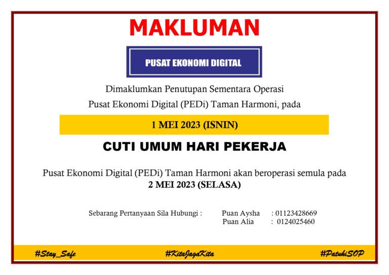 NOTIS PENUTUPAN PEDI CUTI HARI PEKERJA page-0001